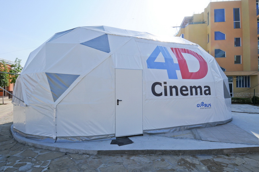 65m2 Mobili 4D Kino Salė Kupolas Ø7x11m | Varna, Bulgarija