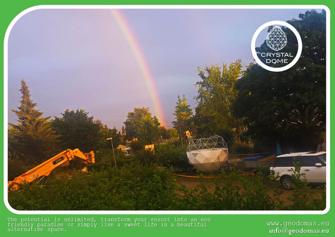 7m2 Ø3m Crystal Dome for Wild Nature | Treehouse Village