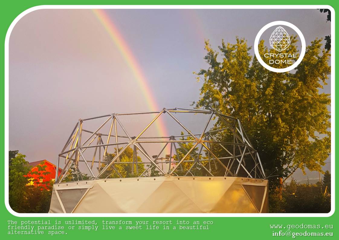 7m2 Ø3m Crystal Dome for Wild Nature | Treehouse Village