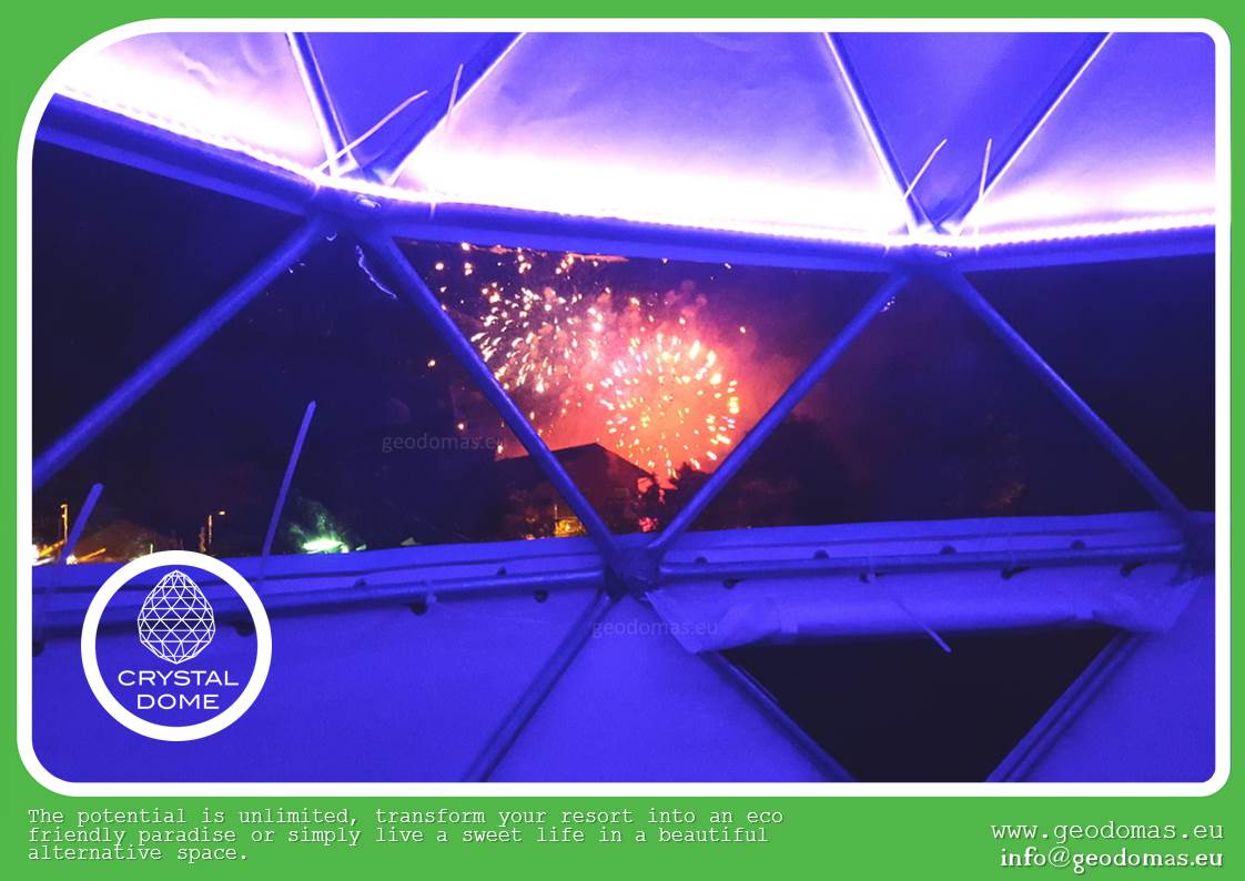 7m2 Ø3m Crystal Dome for Wild Nature | Treehouse Village