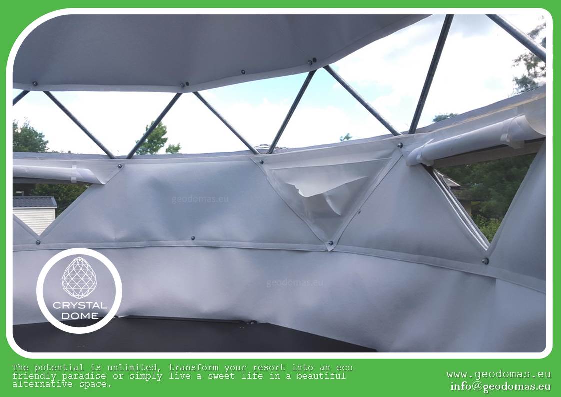 7m2 Ø3m Crystal Dome for Wild Nature | Treehouse Village