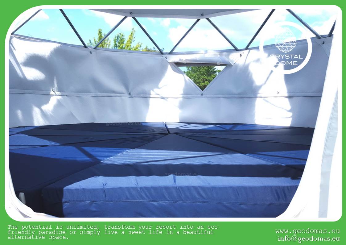 7m2 Ø3m Crystal Dome for Wild Nature | Treehouse Village