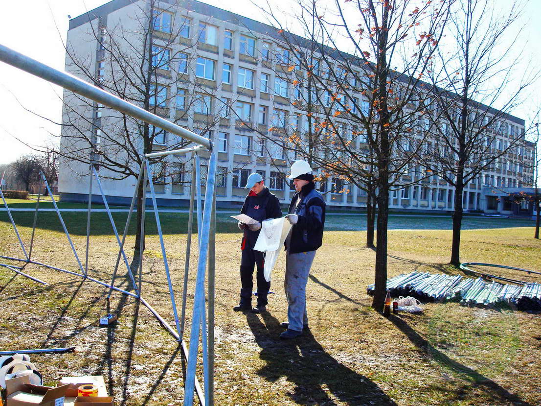 Mobilus Kupolas Ø20m, Skirtas AcroBat Export Agriculture, Kaunas, Lietuva