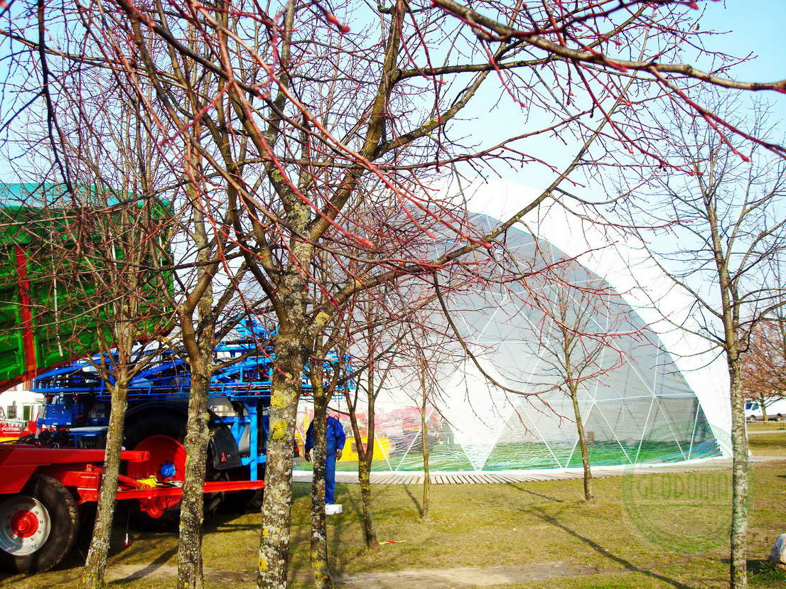 Mobilus Kupolas Ø20m, Skirtas AcroBat Export Agriculture, Kaunas, Lietuva