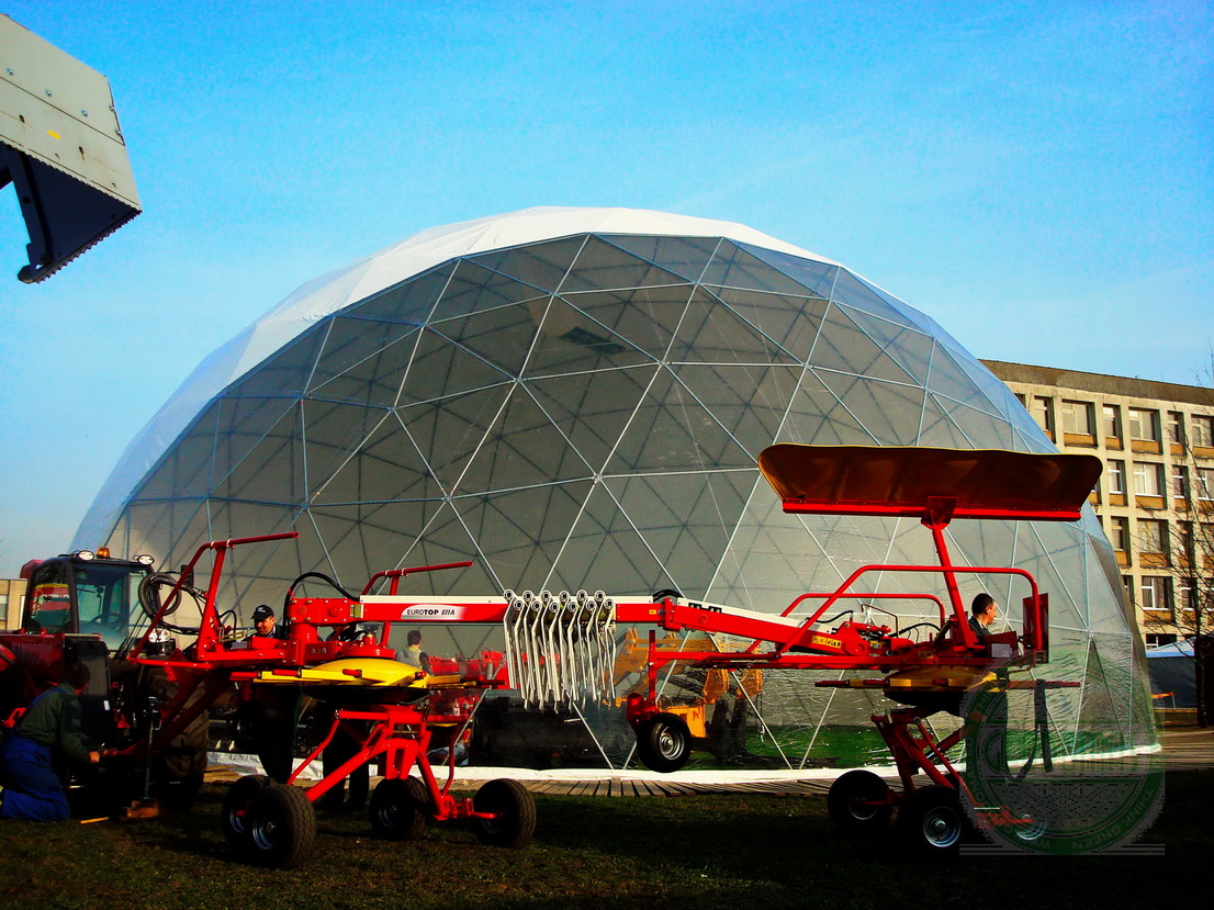 Mobilus Kupolas Ø20m, Skirtas AcroBat Export Agriculture, Kaunas, Lietuva