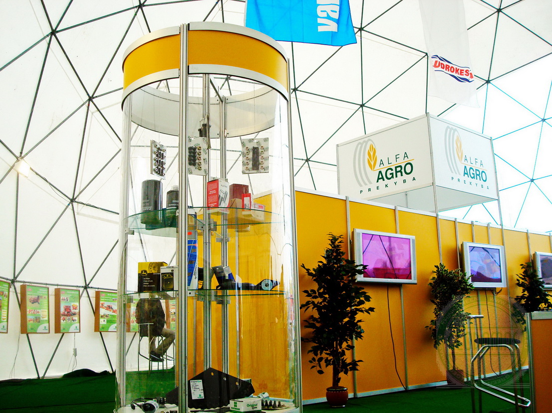 Mobilus Kupolas Ø20m, Skirtas AcroBat Export Agriculture, Kaunas, Lietuva