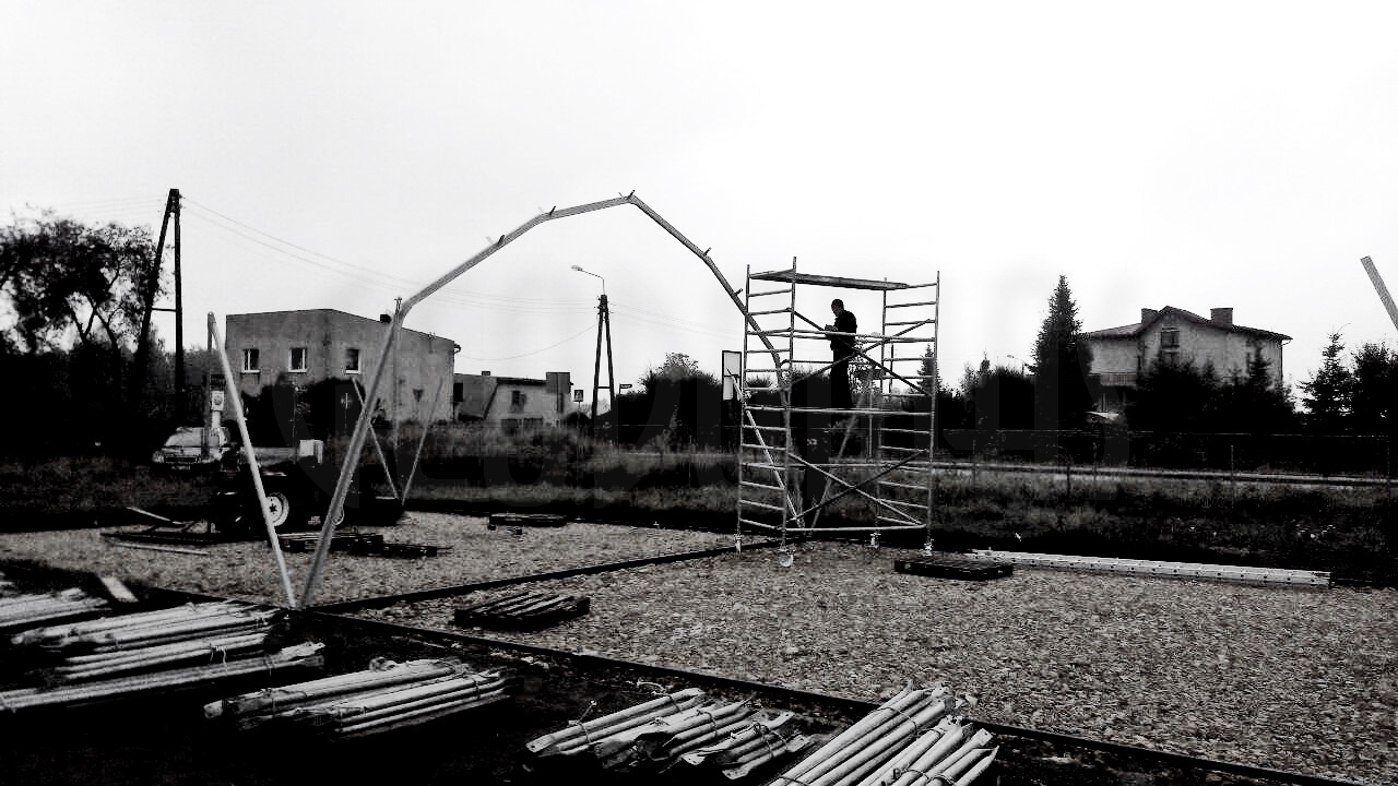 Žirgynas ir Manežas Kupolas Ø24m | Ūkininko ūkis, Ledziny, Lenkija