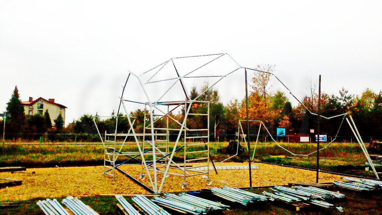 Žirgynas ir Manežas Kupolas Ø24m | Ūkininko ūkis, Ledziny, Lenkija