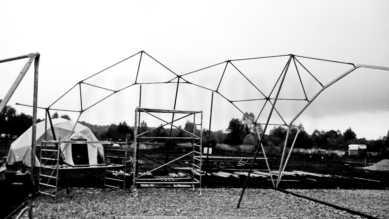 Žirgynas ir Manežas Kupolas Ø24m | Ūkininko ūkis, Ledziny, Lenkija