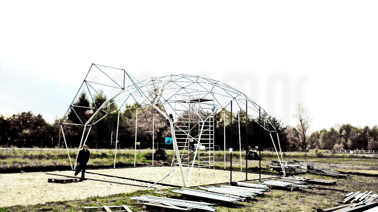 Žirgynas ir Manežas Kupolas Ø24m | Ūkininko ūkis, Ledziny, Lenkija