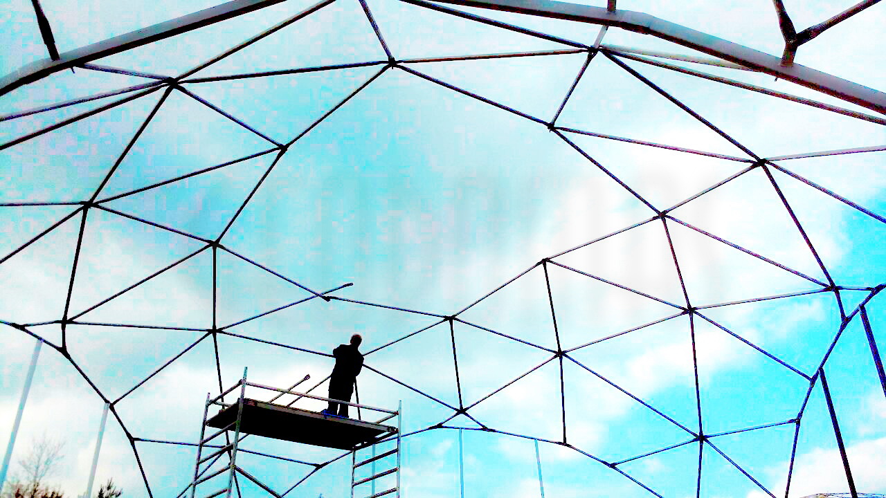 Žirgynas ir Manežas Kupolas Ø24m | Ūkininko ūkis, Ledziny, Lenkija