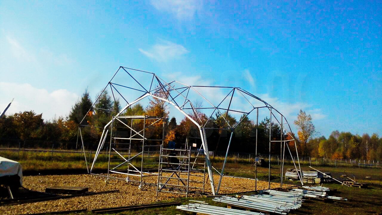 Žirgynas ir Manežas Kupolas Ø24m | Ūkininko ūkis, Ledziny, Lenkija