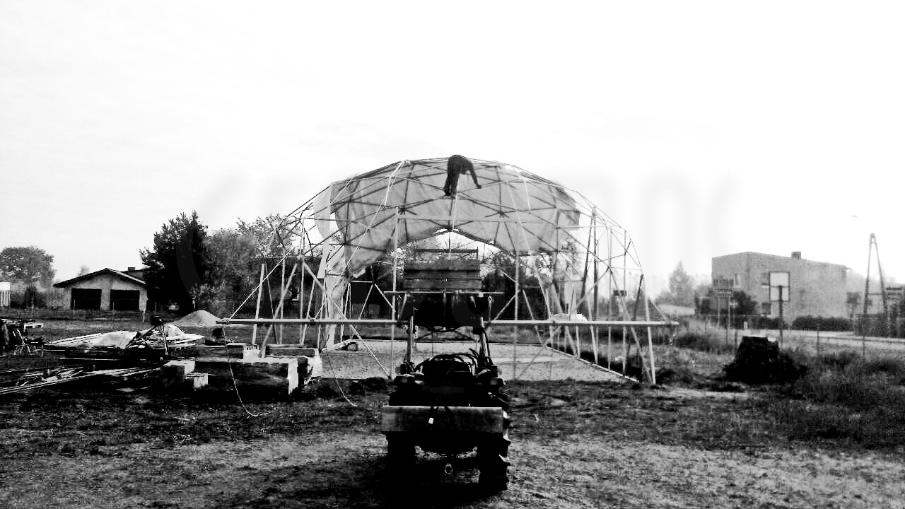 Žirgynas ir Manežas Kupolas Ø24m | Ūkininko ūkis, Ledziny, Lenkija