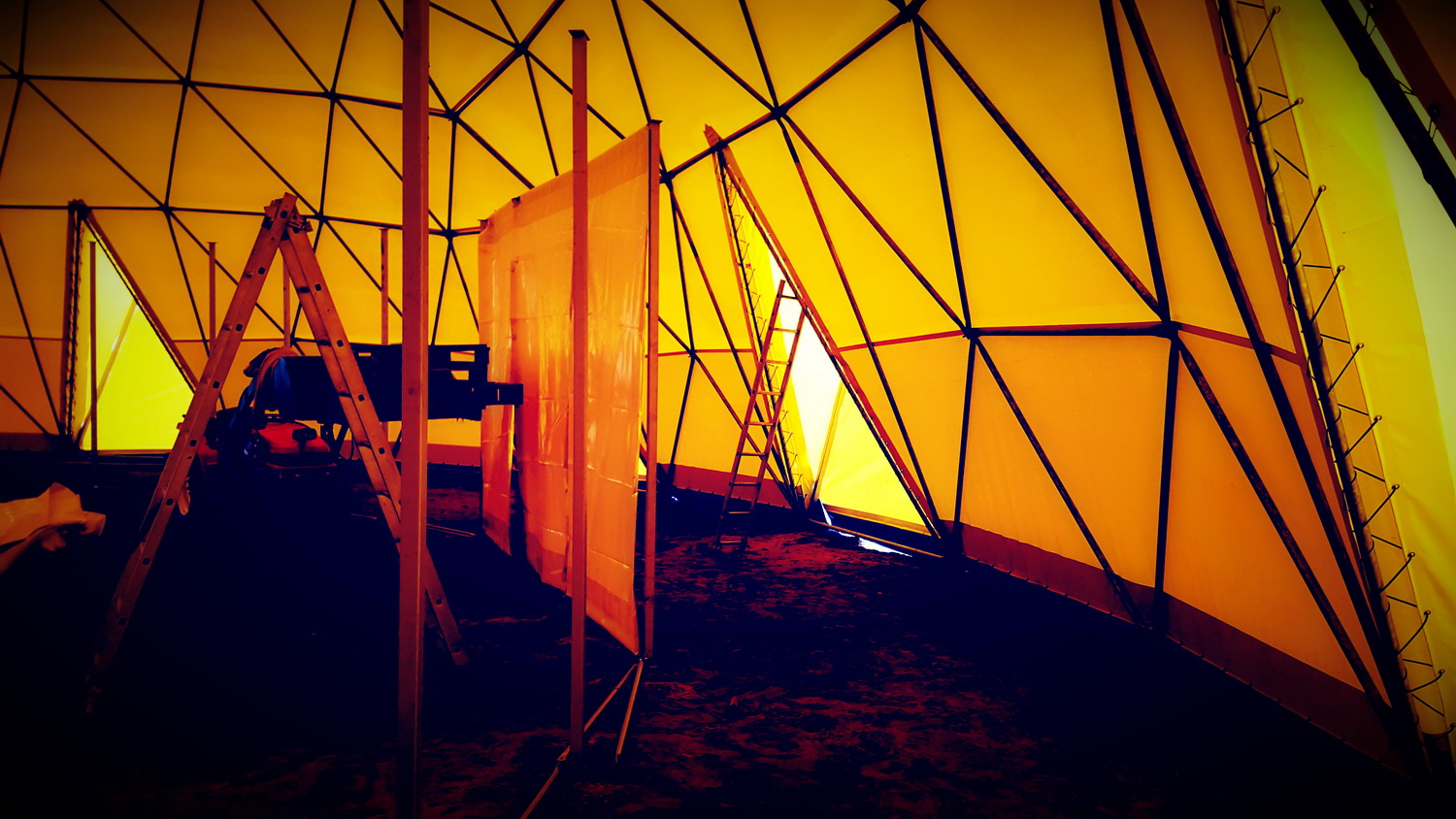 Žirgynas ir Manežas Kupolas Ø24m | Ūkininko ūkis, Ledziny, Lenkija