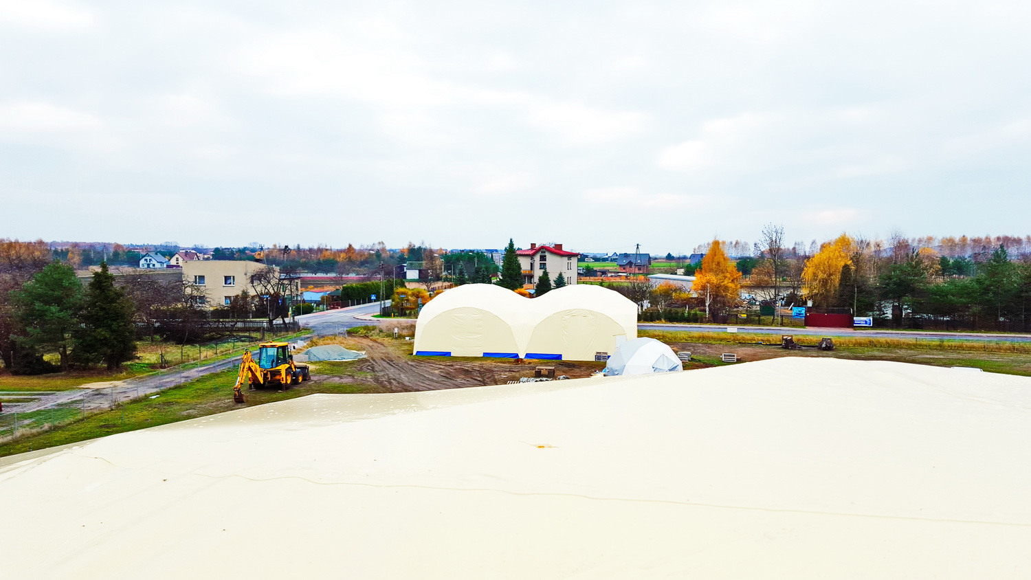 Žirgynas ir Manežas Kupolas Ø24m | Ūkininko ūkis, Ledziny, Lenkija