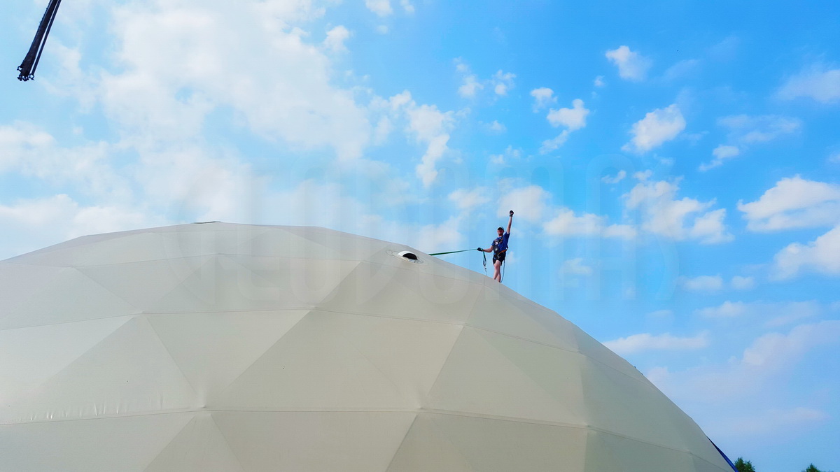 Žirgynas ir Manežas Kupolas Ø24m | Ūkininko ūkis, Ledziny, Lenkija