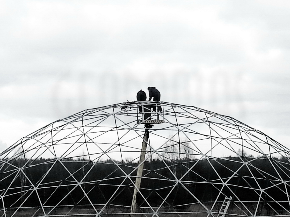 Žirgynas ir Manežas Kupolas Ø24m | Ūkininko ūkis, Ledziny, Lenkija