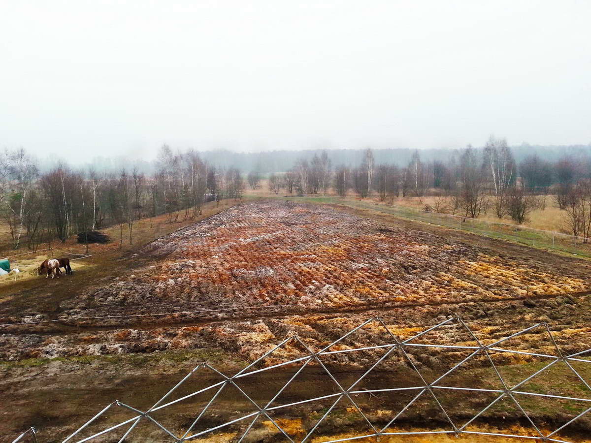 Žirgynas ir Manežas Kupolas Ø24m | Ūkininko ūkis, Ledziny, Lenkija