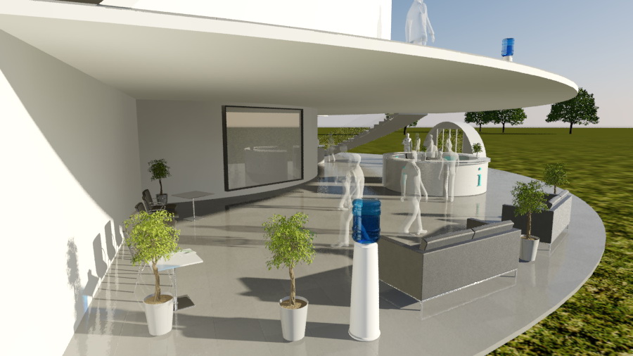 Sferinio kinoteatro kupoliniai pastatai | 360°x180° pilnos projekcijos ekranas