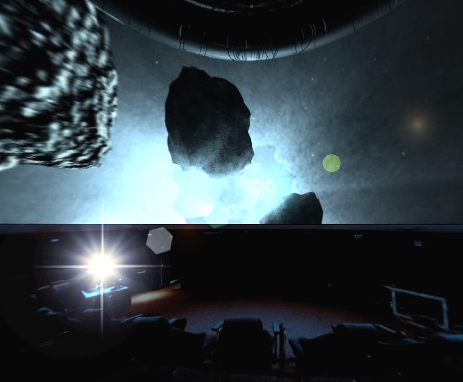 Sferinio kinoteatro kupoliniai pastatai | 360°x180° pilnos projekcijos ekranas