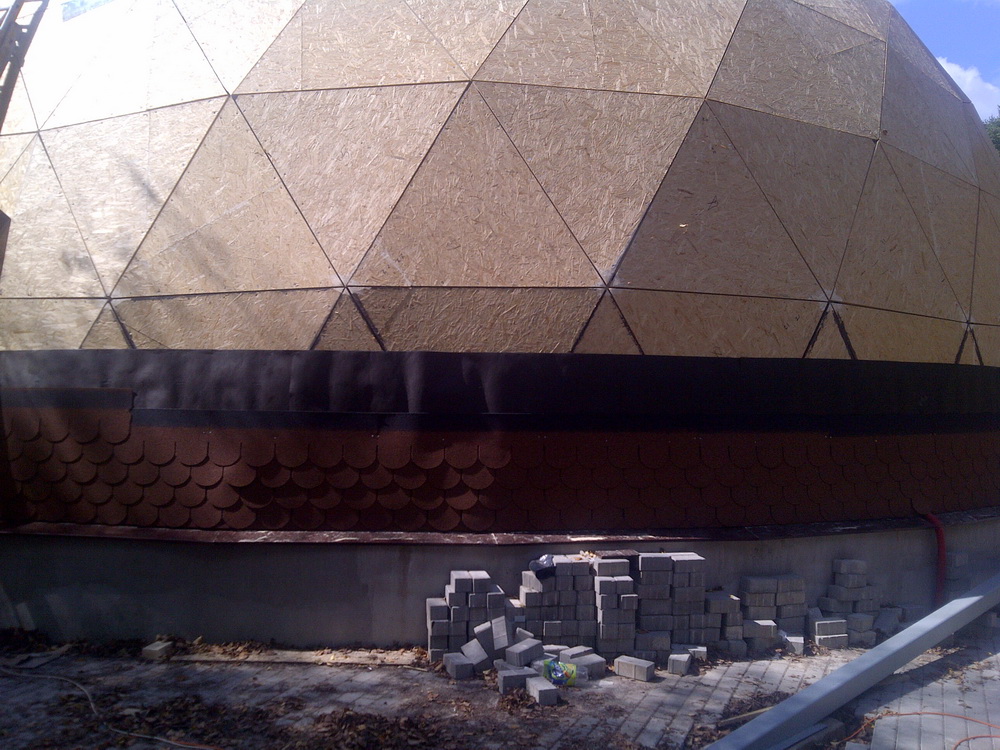 Public Park Stage Dome Ø15m | Estrada Geodesic Dome, Salcininkai, Lithuania
