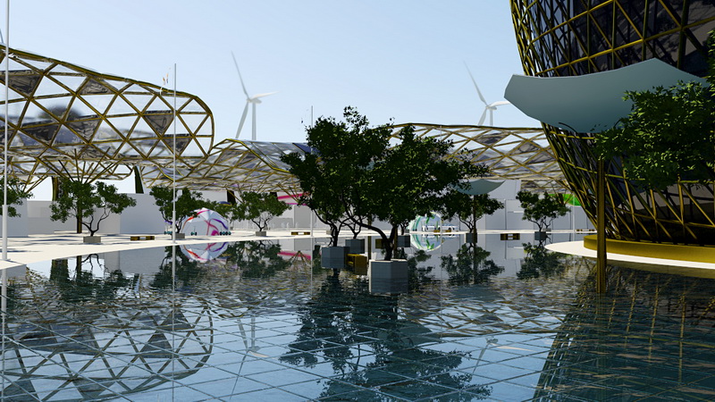 Mūsų idėjos sudarė “Expo 2017” projekto pagrindą | Autonomiškas energiją taupantis miestas stepėse