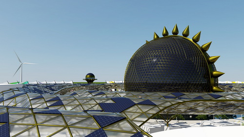 Mūsų idėjos sudarė “Expo 2017” projekto pagrindą | Autonomiškas energiją taupantis miestas stepėse