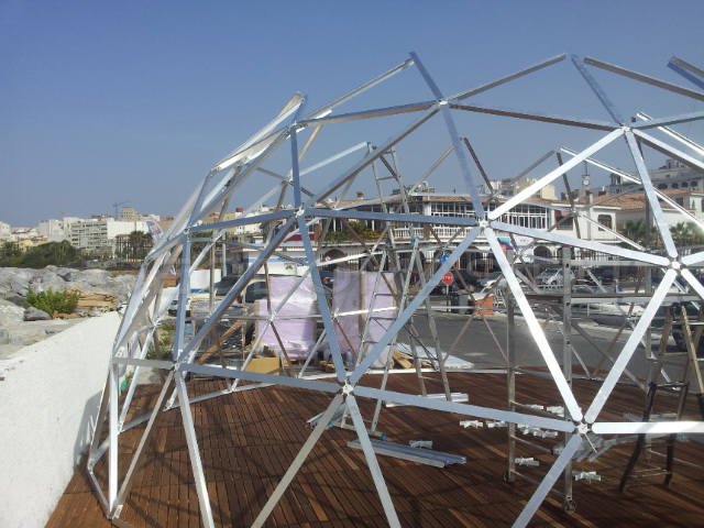 56m² Restoranas-Baras Stiklo Kupole Ø8m | Puerto de Ceuta, Ispanija