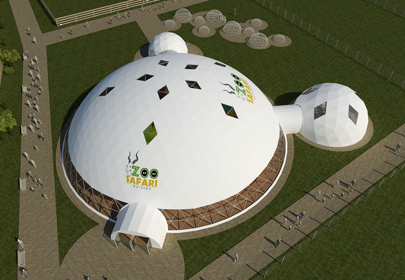 1000m² Vaikų Pramogų Centras @ Ø34+12m+8m Kupolai | Borysevas, Lenkija