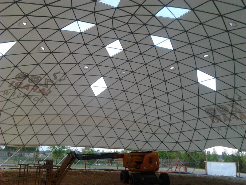 1000m² Vaikų Pramogų Centras @ Ø34+12m+8m Kupolai | Borysevas, Lenkija