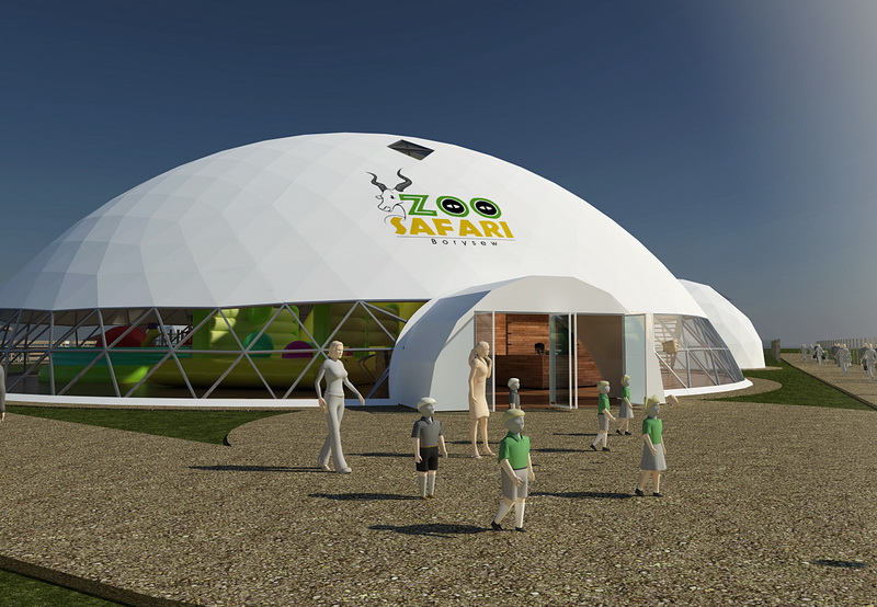 1000m² Vaikų Pramogų Centras @ Ø34+12m+8m Kupolai | Borysevas, Lenkija