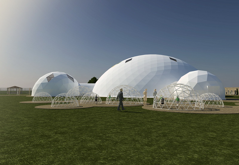 1000m² Vaikų Pramogų Centras @ Ø34+12m+8m Kupolai | Borysevas, Lenkija