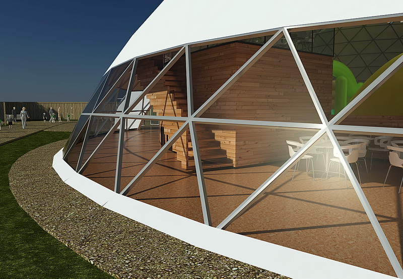 1000m² Vaikų Pramogų Centras @ Ø34+12m+8m Kupolai | Borysevas, Lenkija