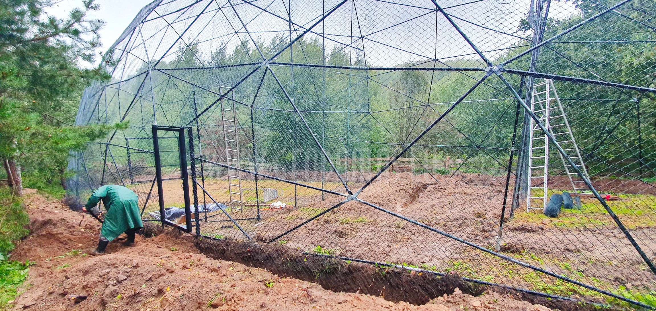 Ø6-Ø7-Ø30m Kupolai Laukinių Paukščių Reabilitacijos Centrui | Bukvald, Lenkija