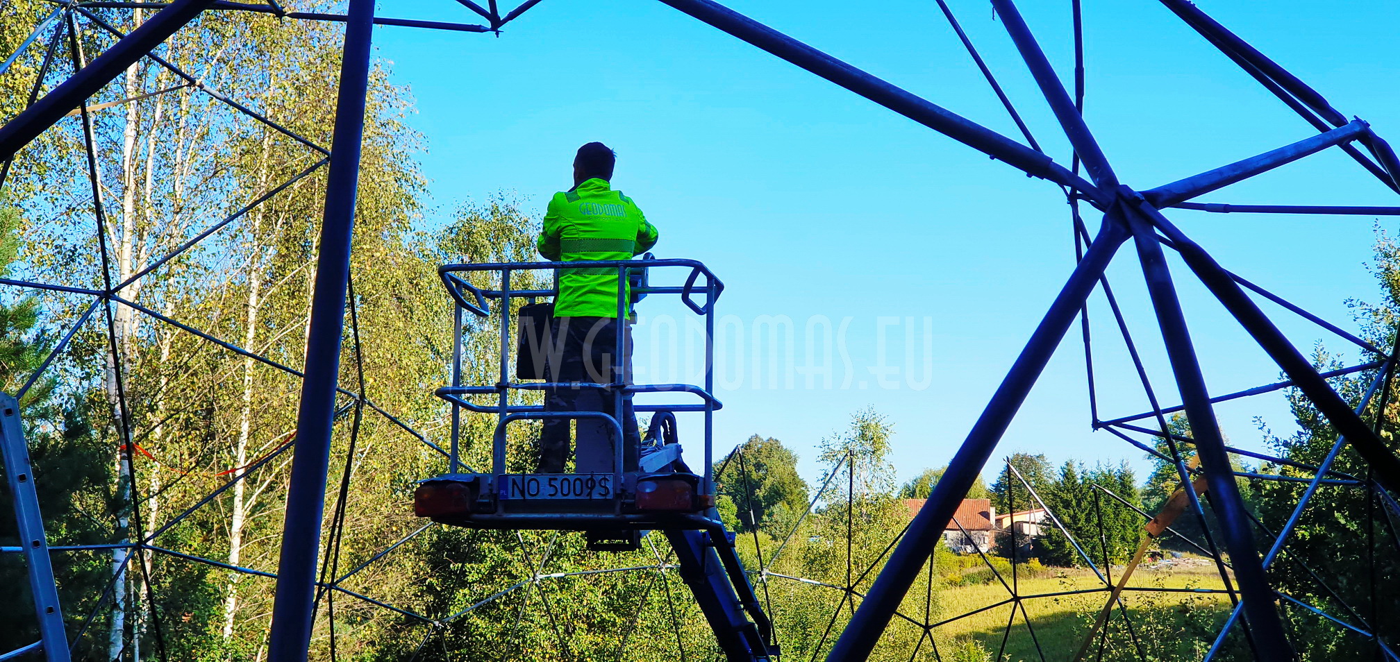 Ø6-Ø7-Ø30m Kupolai Laukinių Paukščių Reabilitacijos Centrui | Bukvald, Lenkija
