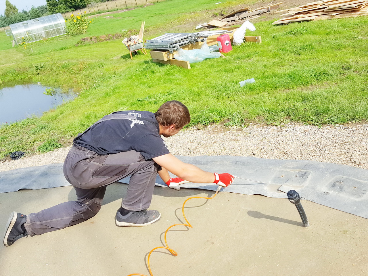 153m2 Svečių Namas Su Pirtimi Kupolas Ø12m | Ūkio sodyba, Širvintų r.