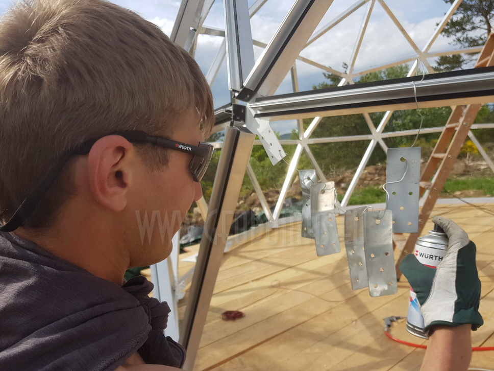 30m² LUXURY GLAMPING Ø6m Dome | Panel & Glass FAÇADE