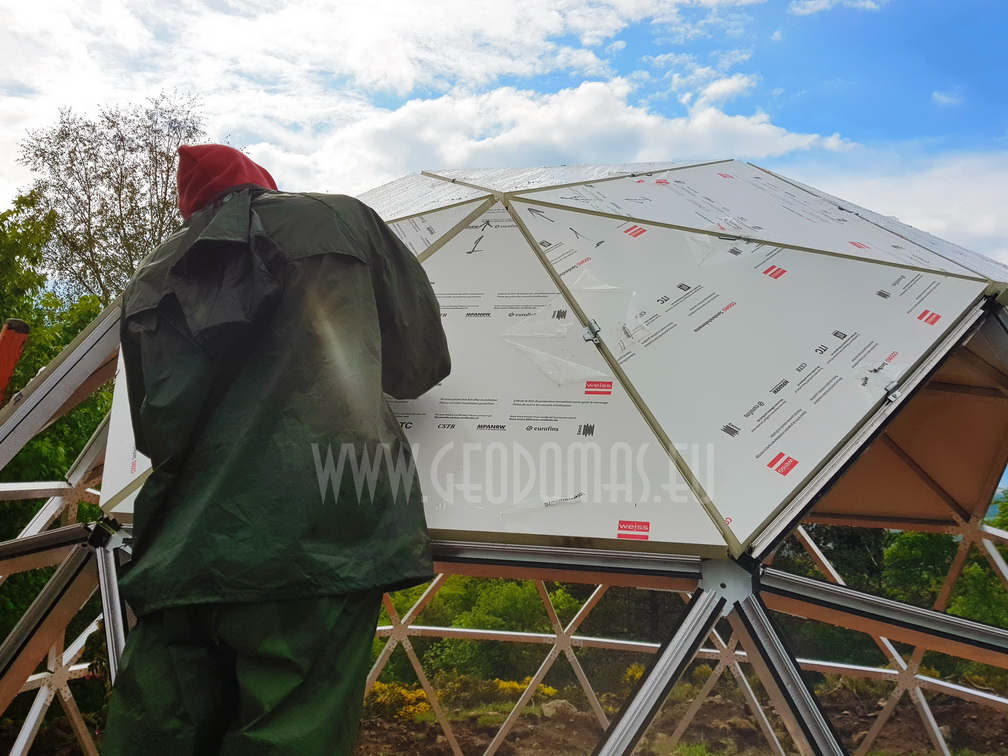 30m² LUXURY GLAMPING Ø6m Dome | Panel & Glass FAÇADE