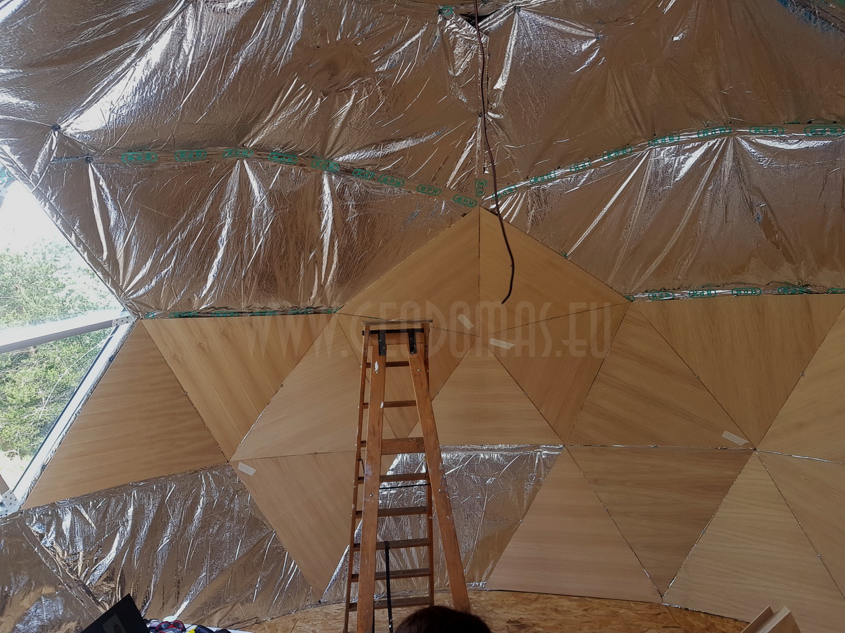30m² LUXURY GLAMPING Ø6m Dome | Panel & Glass FAÇADE