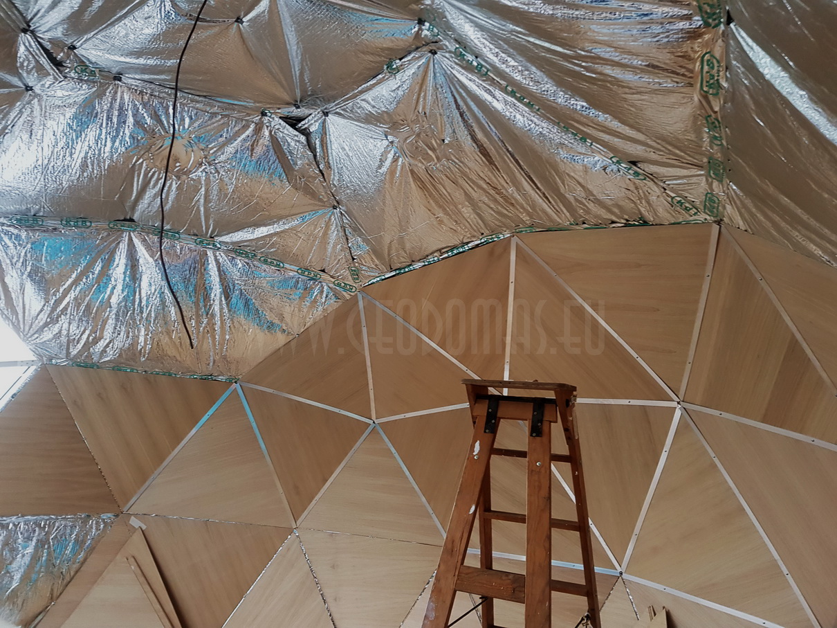 30m² LUXURY GLAMPING Ø6m Dome | Panel & Glass FAÇADE