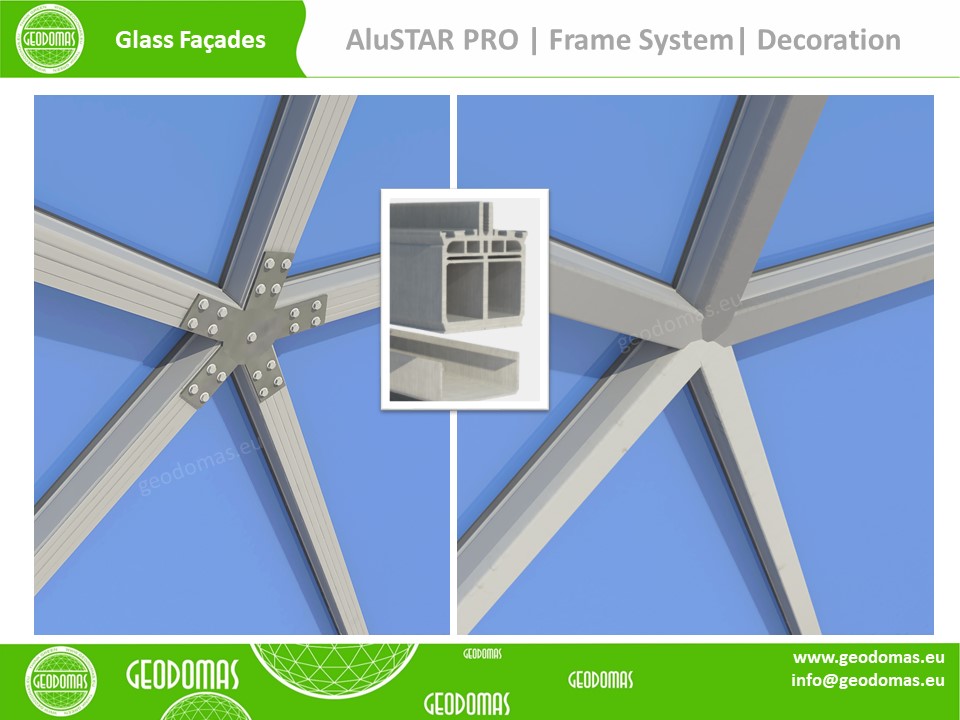 30m² LUXURY GLAMPING Ø6m Dome | Panel & Glass FAÇADE