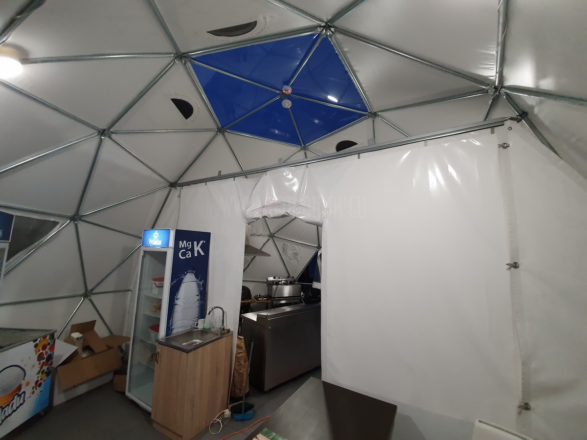 Ø11m & Ø6m „Vytautas Mineral SPA“ Terasos Kupolai | Birštonas, Lietuva