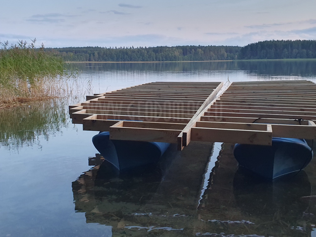27m² Pramoginis Glamping laivas Ø7m | Pasimėgaukite ežerų ir jų salų grožiu