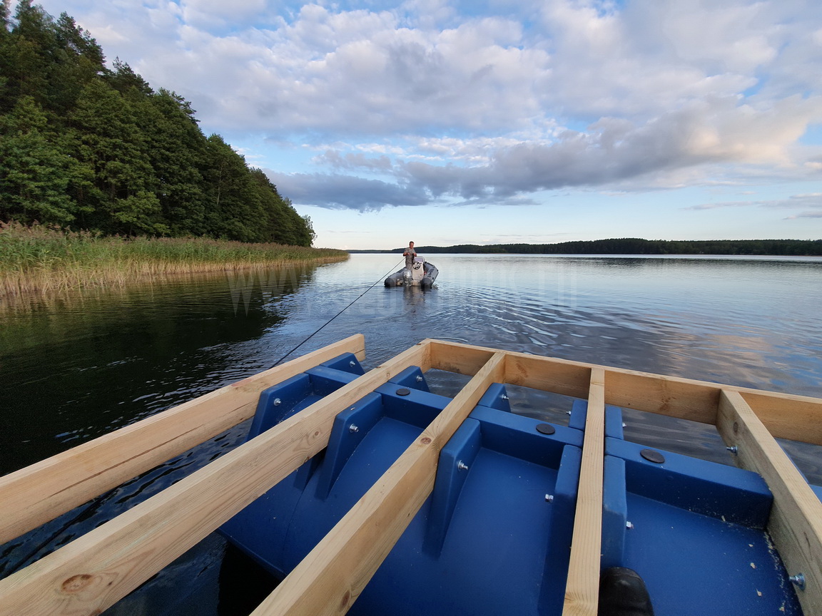 27m² Pramoginis Glamping laivas Ø7m | Pasimėgaukite ežerų ir jų salų grožiu