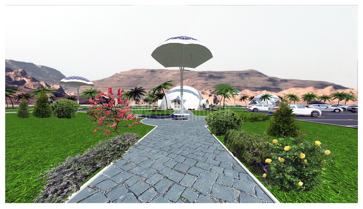 Saulėtas Glamping kurortas +80°C | Prabangus Glamping Kurortas