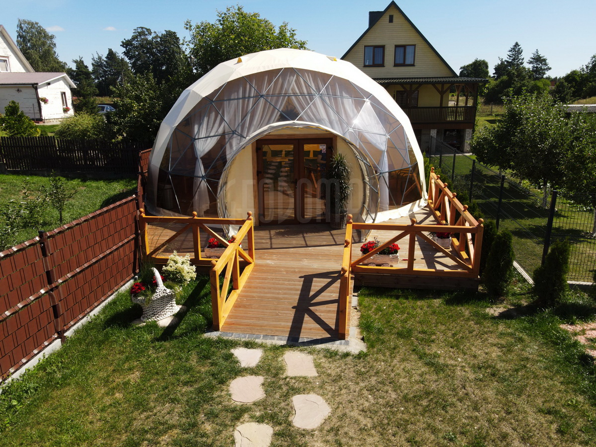 63m2 Kupolinė picerija Ø9m | Picų lobynas, Rūdiškės