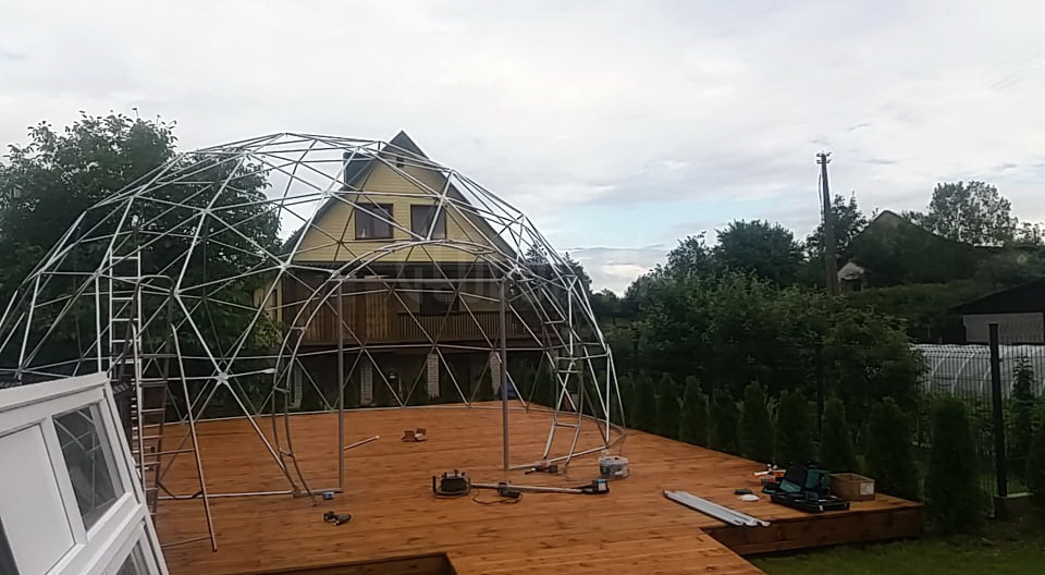 63m2 Kupolinė picerija Ø9m | Picų lobynas, Rūdiškės