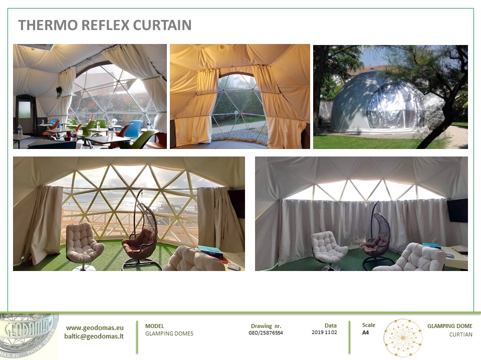 50m² Glamping Kupolas Ø8m | Rekreacinė zona