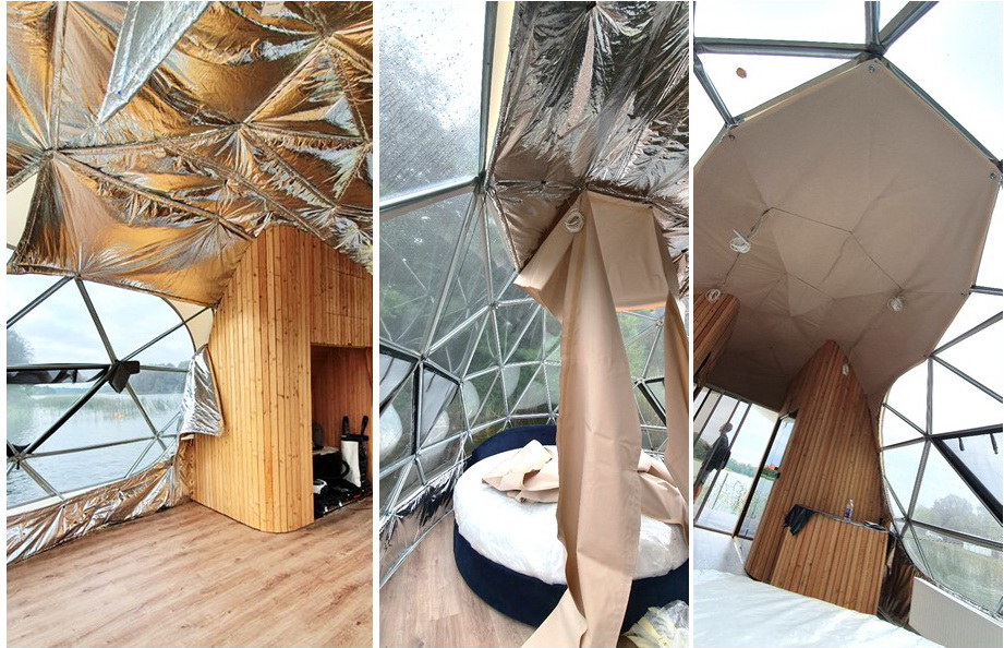 27m² Pramoginis Glamping laivas Ø7m | Pasimėgaukite ežerų ir jų salų grožiu