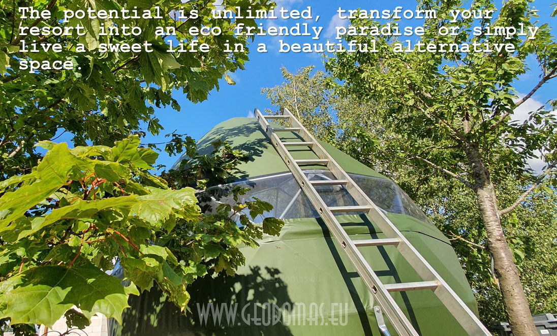 7m2 Ø3m Crystal Dome for Wild Nature | Treehouse Village